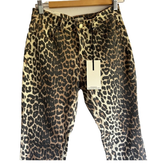 Oat New York Animal Print Mid rise slim fit - Picture 3 of 13